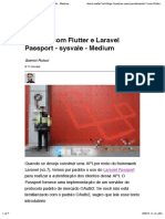 OAuth 2 Com Flutter e Laravel Passport - Sysvale - Medium