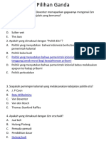 Kumpulan Pertanyaan "Penjajahan Masa Belanda" Beserta Jawabannya