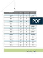 Agile Backlog Template