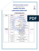 Indian Space Science 2020: Technical Talk About