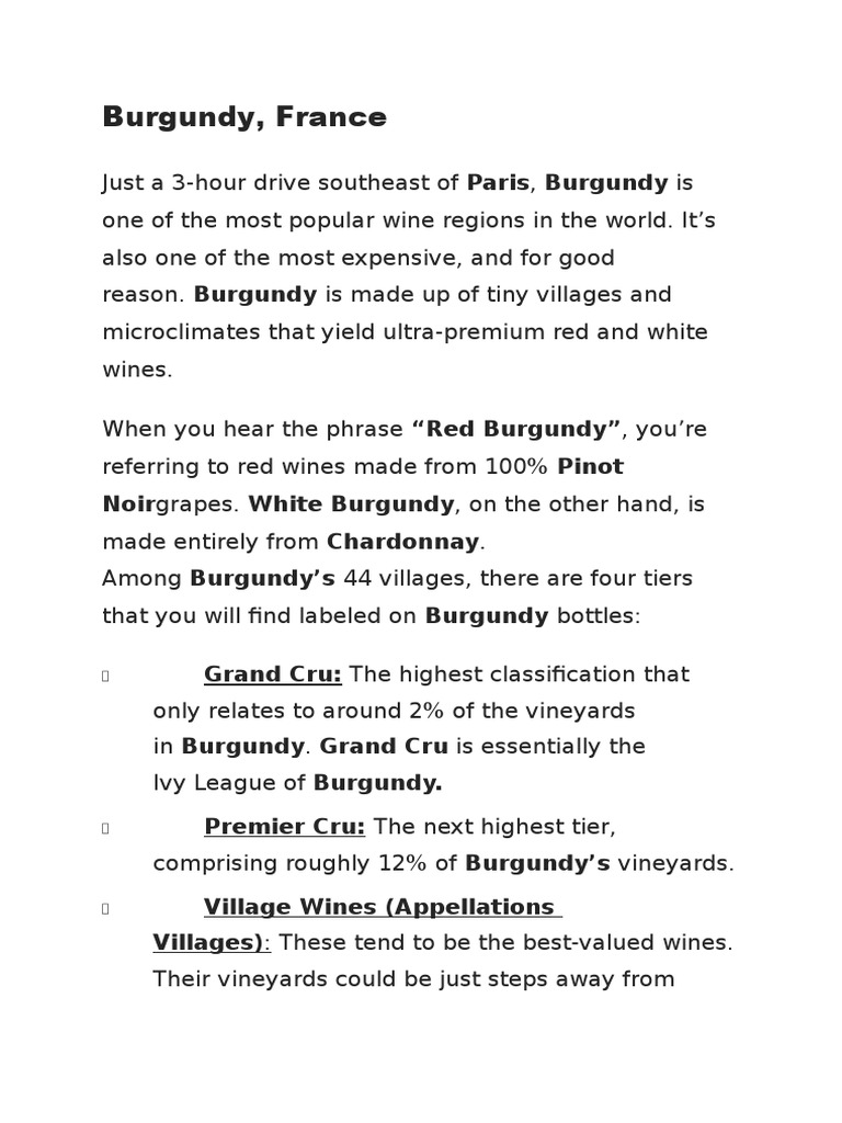Wine Regions of The World | PDF | Vitis | Alcohol