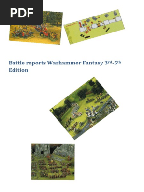 Warhammer Fantasy Battle Reports 3rd-5th Edition