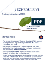 Revised Schedule Vi: An Inspiration From IFRS