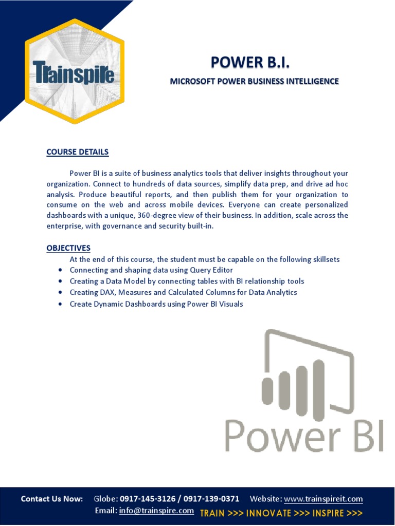 Power BI | PDF | Business Intelligence | Data Model