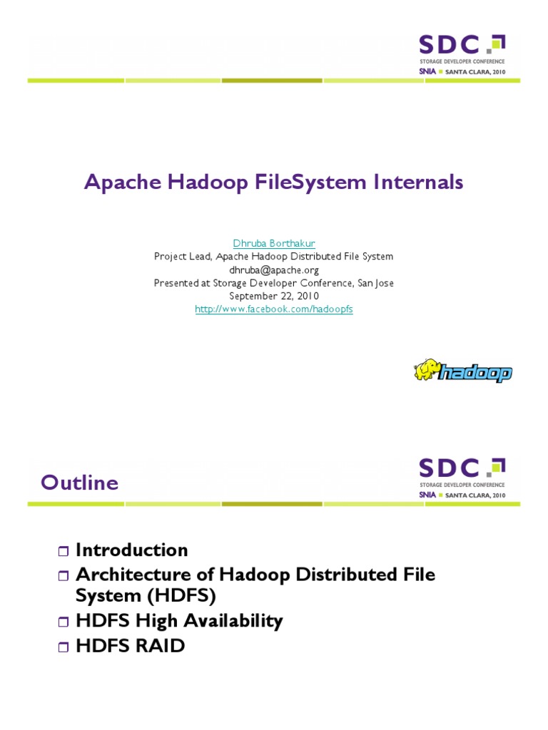 HDFS Architecture and Innovations | PDF | Apache Hadoop | File System