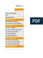 Sales Coaching Template