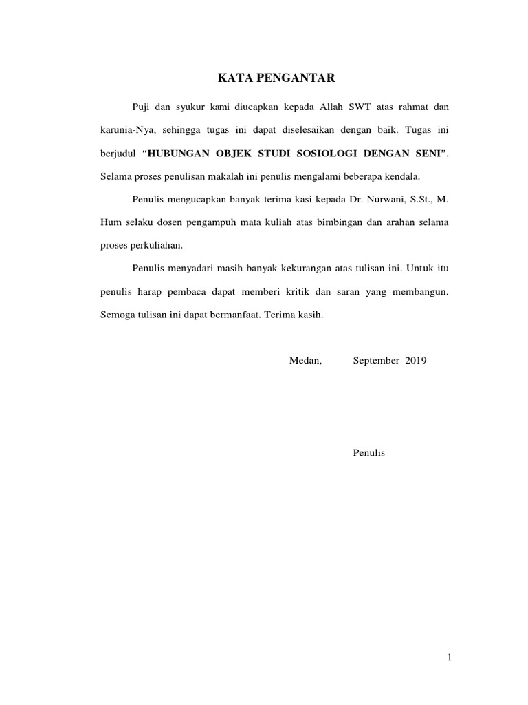 Makalah Sosiologi Seni