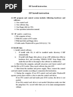 HF Install Instruction