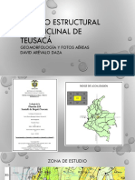 Estudio estructural del sinclinal de Teusacá