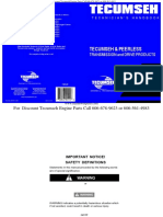 Tecumseh Peerless Transmission Transaxles Differentials Service Repair Manual 691218 PDF