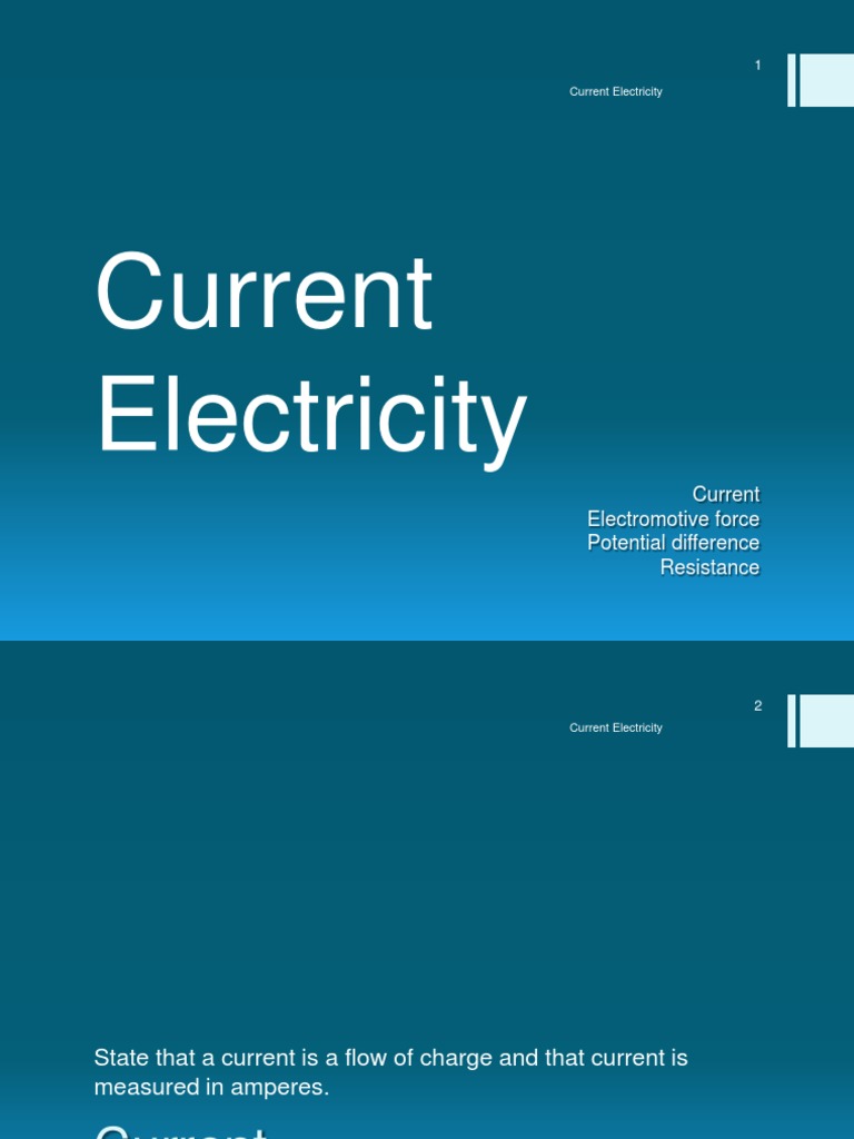 Current Flow and Charge Calculations | PDF | Electric Current ...