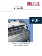 RICOH FW770/780: Wide-Format Copier