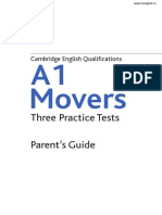 Collins A1 Movers Three Practice Tests Parents Guide 