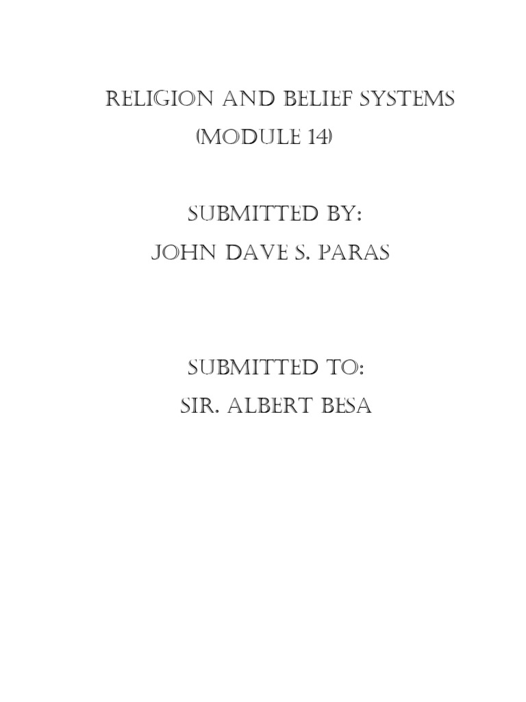 Overview of Religion and Belief Systems | PDF | Witchcraft | Deities