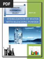 Chemistry Investigatory Project On Hard Water | PDF | Titration | Chemistry