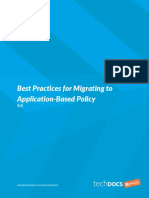 Best Practices For Migrating To Application Based Policy