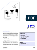 Sidac: (95 - 330 Volts)