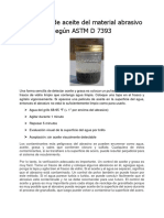 Detección de aceite y grasa en abrasivos