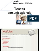 Textos Comunicacionais