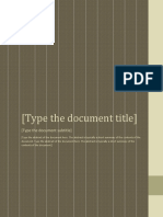 Type the Document Title