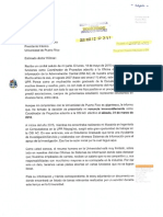 Carta de Renuncia de Omar Soto-Fortuño de la UPR