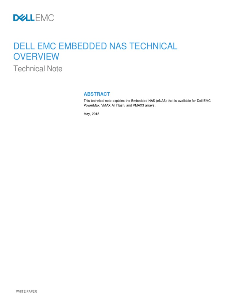H Vmax3 Embedded Nas Technical Note File System Virtual Machine