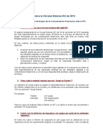 Abc de La Circular Externa 052 de 2015