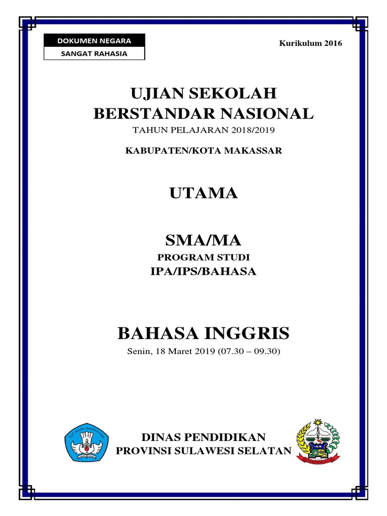 Soal Try Out Online Dispendik Surabaya