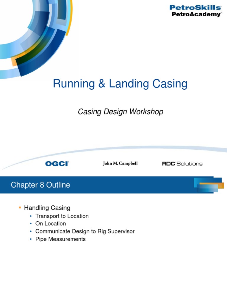Running Casing Techniques Overview | PDF | Casing (Borehole) | Buckling