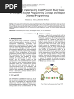 The Guide of Implementing Chat Protocol: Study Case On Using The Socket Programming Concept and Object Oriented Programming