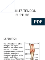 Achilles Tendon Rupture