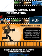 Motion Media and Information: By: Group 5 ABM-C