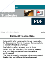 Strategy - Porter's Generic Strategies
