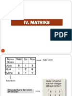 IV Matriks 