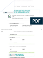 Computer Network Concepts and Network Toplogies Test: Q. DHCP Is The Abbreviation of