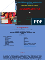 Gestion Minera I X 2029 PDF