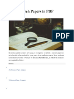33+ Research Papers in PDF: Related