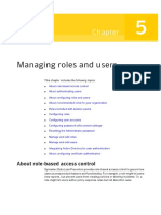 Managing Roles and Users