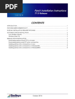 Patch Installation Instructions: T7.0 Release