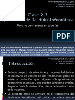 Clase 2.3 Flujo no estacionario Tuberías.pdf