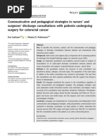 Communicative and Pedagogical Strategies in Nurses' and