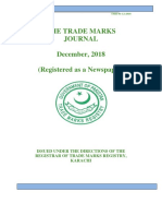 THE TRADE MARKS JOURNAL December, 2018