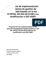 Propuesta de Implementación Del Sistema de Gestión de Seguridad Basado en La Ley N