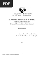 TESIS - Derecho Ambiental en El Sistema Democratico Peruano - Proyecto Inambari