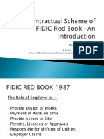 Presentation on Role & Responsibility of the Employer & Contractor in FIDIC Red Book 1987