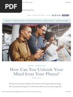 How To Unhook Your Mind From Iphone