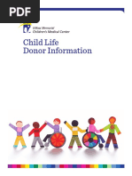 UMMMC ChildLife Donor Guide Updated Sept 2019