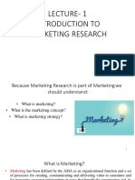 01 Introduction To Marketing Research