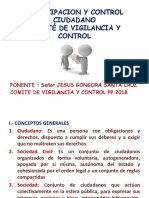 Participacion Y Control Ciudadano Comité de Vigilancia Y Control