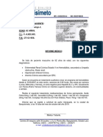 Informe Medico Domingo Martinez